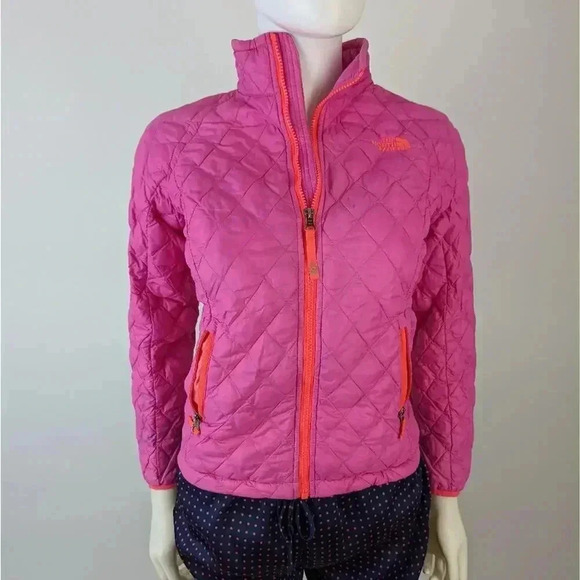 North Face Quilted Parka M 10-12 - Picture 1 of 10